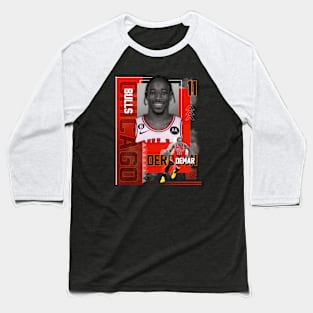 Chicago Bulls Demar Derozan 11 Baseball T-Shirt